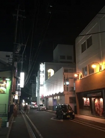 佐賀の飲み屋街 愛敬